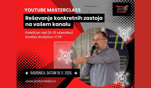 YouTube Masterclass 18.11.2026 sa Aleksandrom Aškovićem Kojotom